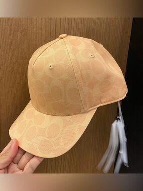 Coach Signature Sun Bleached Baseball Hat #CU365